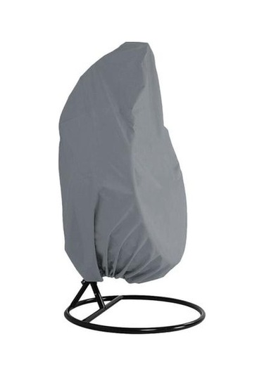 190 115 Cm Açık Salıncak Yumurta Kabuğu Sandalye Toz Kapağı Bahçe Örgü Asılı Yumurta Sandalye Koltuk Örtüsü Anti Uv Su Geçirmez Ev Asılı Organizatör Gölge Yelkenleri Ve Amp Ağlar Gri Ahşap Desen