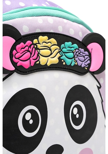 Wia Crowned Panda Kız Çocuk Okul Seti mor