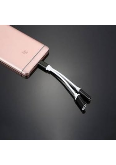 Mate 10 Pro 2In1 Şarj + Kulaklık Dönüştürücü 3.5 Mm Jack Adaptör