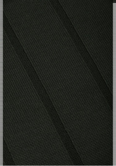 Deepsea Haki Dar Kesim Likralı Erkek Triko Kazak Bisiklet Yaka Şık Tasarım 2605433 Haki