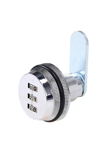 Kod Kilidi Kodlu Çekmece Dolap Kilidi Dijital Mekanik 3 Haneli Kombinasyon Kodu Çinko Alaşımı Dolap Dolap Çekmece Posta Kutusu