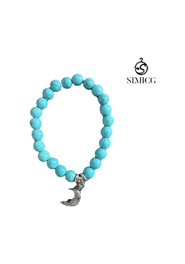 Ay Güzelliği Ve Turkuaz Dua Bileziği Yeşil