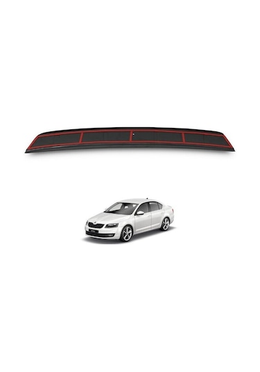 Skoda Octavia Uyumlu Yedek Parça 2013 - Arka Tampon Eşiği Parlak