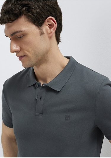 Mavi - Mavi Mühür Logo İşlemeli Yeşil Polo Tişört 8804371598