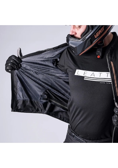 Leatt Adv Flow-tour 4.5 Siyah Motosiklet Montu