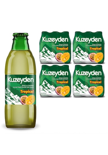 Kuzeyden Maden Suyu Tropikal 24x200 Ml