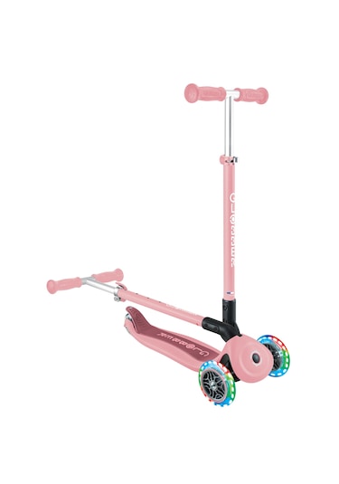 Globber Go-Up Aktive Light Işıklı Scooter - Pastel Pembe