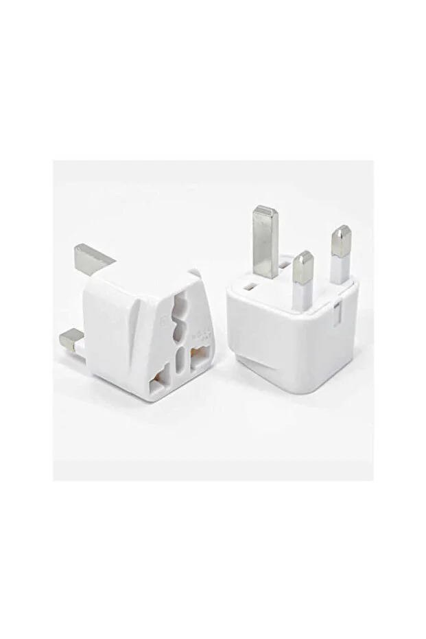 2 Adet Type-g Plug Adapter Hac/ümre Plug Adaptor Seyahat Ac Güç Şarj Adaptörü Dönüştürücü Priz