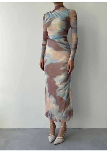 Alens Tül Elbise Krem