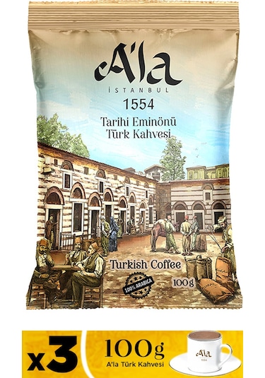 Beta A'la Türk Kahvesi 3 x 100 G