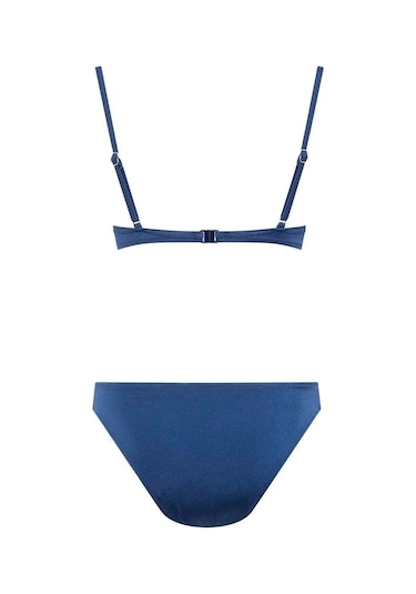 U.S. Polo Assn. Kadın Lacivert Bikini Takım Lacivert