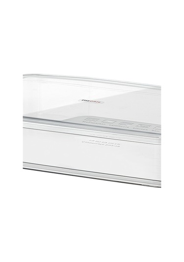 Anjiexun A4 Şeffaf Saklama Kutusu Taşınabilir Plastik Belge Bordo Diğer