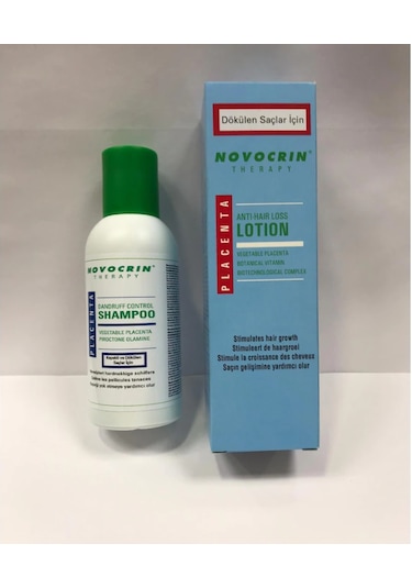 Novocrin Therapy Dökülen Saçlar için Şampuan 125 ML + Saç Losyonu 125 ML