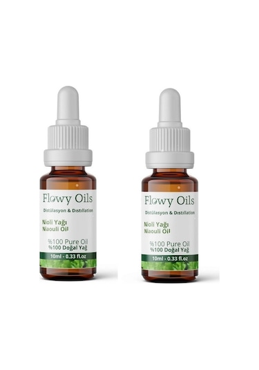 Flowy Oils Nioli Yağı Saf Sertifikalı %100 Doğal Bitkisel  2 x 10 ML