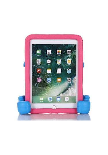 iPad Uyumlu  5 Air Zore Eva Boxer Tablet Silikon - Pembe Koyu Arka Kapak