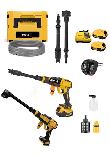 Bn-5 36 V 5 Ah Çift Akülü Yüksek Basınçlı Araç Yıkama Makinesi