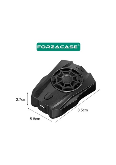 Forzacase Zte Nubia Red Magic 7-7 Pro Uyumlu 5000 Rpm Kablolu Isı Önleyici Soğutucu Fan Cooler - Fc559