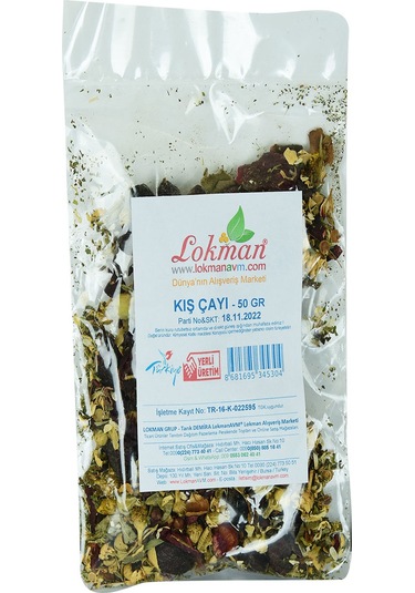 Lokman Bitkisel Karışık Osmanlı Çayı Kış Çayı 50 G
