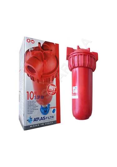 Atlas 10 İnç Hot 3Ph Tekli Sıcak Su Filtre Housingi