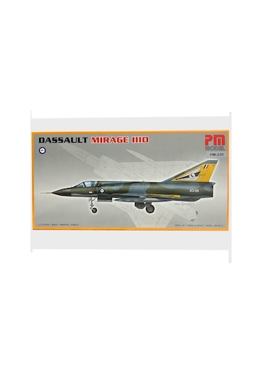 Dassault Mirage Iııo Pm Model Avustutala Akro Tim Demonte Plastik Maket