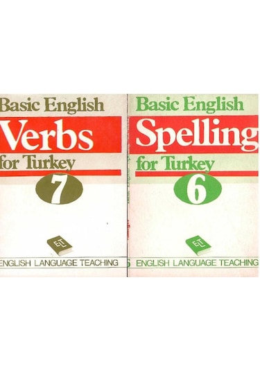 Basic English For Turkey Usage - Small Talk - Practical Grammar - Idioms - Tenses - Spelling - Verbs Tam Takım 7 Kitap