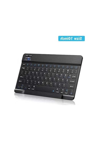 Willowhaven Bluetooth Kablosuz Klavye Fare, İpad Uyumlu, Air Black, Spanish, Android İos Samsung Xiaomi Tabletler İçin