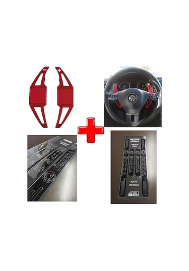 Skoda Roomster Uyumlu Kapı Eşiği Ve F1 Kulakçık Vites Kolu (554410207)