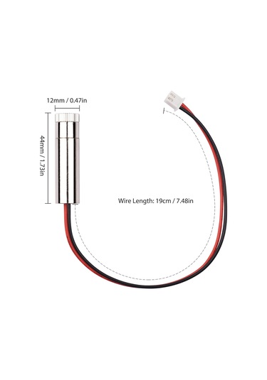 Qianfan 650nm 250mw Kırmızı Lazer Hattı Bulucu Lazer Kafası Cnc