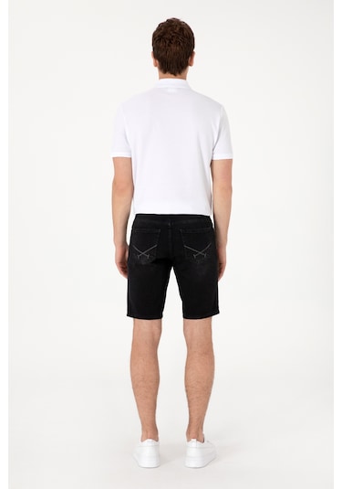 U.s. Polo Assn. Erkek Siyah Şort Jean 50304344-dn0027 Siyah