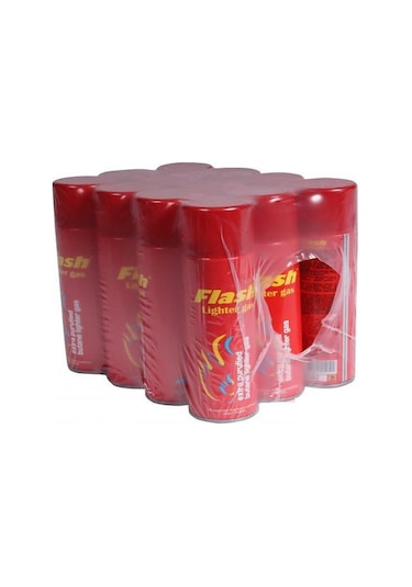 Flash Çakmak Gazı 270 Ml-12 Adet