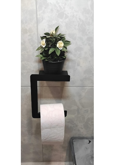 Hvngroup Metal Raflı Geniş Tuvalet Kağıdı Askısı