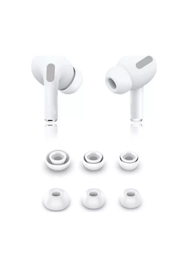Maestro Store Airpods Uyumlu Pro 1, 2 İçin Kulak Uçları Seti 3 Beden: Xs, S, L 199845685 Beyaz