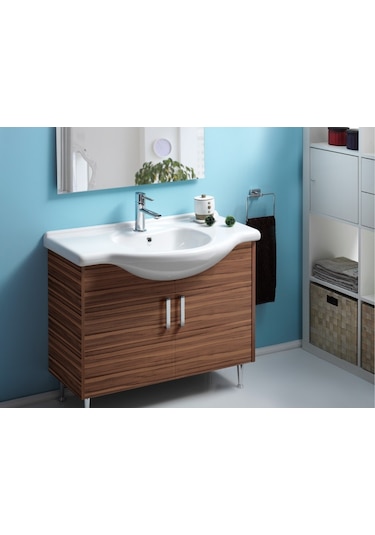 Cerastyle Turkuaz Nil Etajerli Lavabo 85 x 50 CM