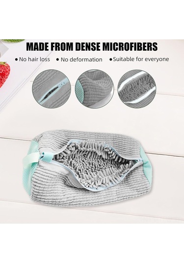 Tenfowee Gri Kaliteli Ayakkabı Yıkama Çantası - Dayanıklı Poliester, Makine Yıkamada Koruma, Deformasyona Karşı, Invisible Otomatik Kilitli Fermuar Gri