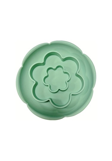 Elmpaly Yeşil Silikon Yavaş Besleyici Kedi Köpek Kabı Emici Tabanlı Kolay Temiz