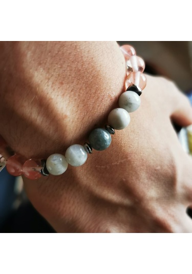 Teoman-Doğaltaş-Takı Yengeç Burcu Bilekliği Çok Renkli