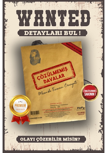 Çözülmemiş Davalar Mısır'da Firavun Cinayeti Dedektiflik Oyunu