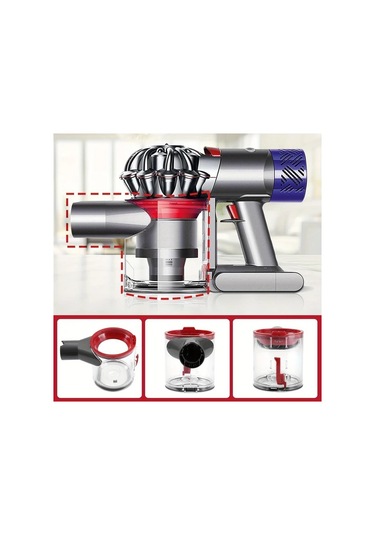 Fochsia 2pack Ds V7 Sv11 V8 Sv10 Elektrikli Süpürge Toz Haznesi Yedek Parça Aksesuar 967699 01