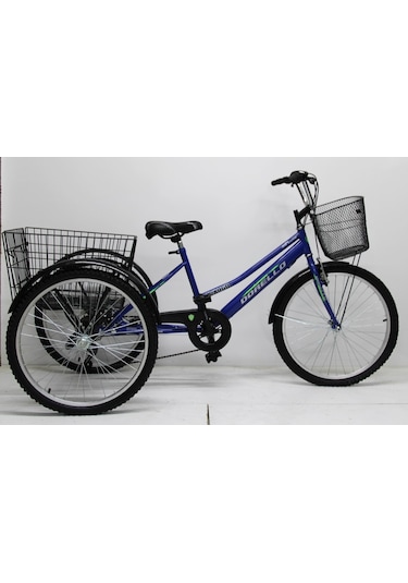 Dorello Kargo Bisikleti 3 Tekerli Bisiklet Mavi