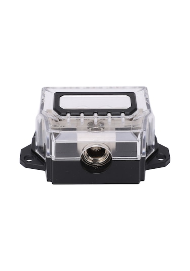 Reedark Araç Ses Sistemi Güç Dağıtım Bloku - 1 Adet 0 Gauge Giriş Ve 4 Adet 4 Gauge Çıkışlı, Çinko Alaşımlı Nikel Kaplama, Araç Ve Bot Uyumlu