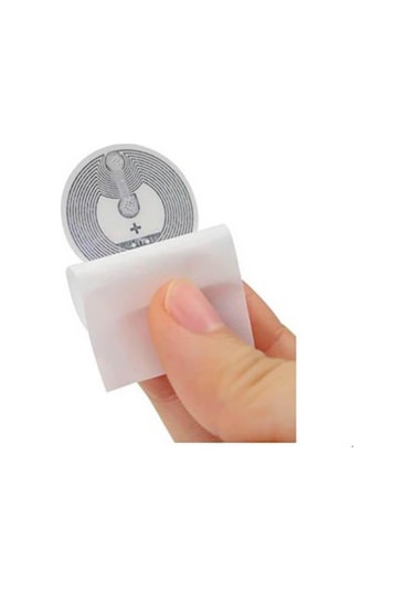 Koodmax - 50 Adet - Ntag213 13.56 Mhz Rfid 144 Byte Nfc Etiket Beyaz - Programlanabilir - Iso14443a