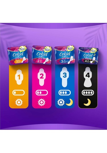 Orkid Platinum Ultra Gece Hijyenik Ped 10'lu