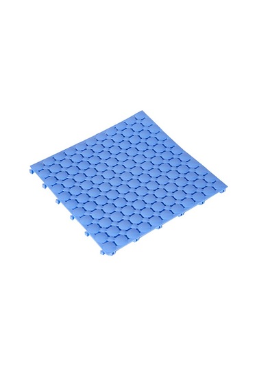 Ortopedik Yer Izgarası Islak Zemin Yer Döşeme Mavi Renk 1 M2 9 Ad Mavi