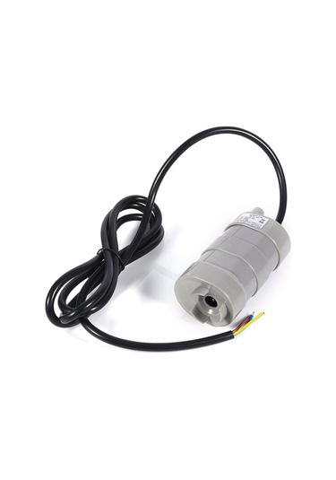 Hangfox 12v Dc Mikro Daldırma Pompa - 1000 L/h Akış, 5m Basınç, Seramik Mil - Bahçe Fıskiyesi, Sulama, Araç Uyumlu 1.5m Siyah Teli