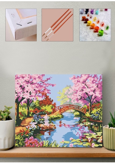 Sayılarla Boyama Seti - Japon Bahçesi