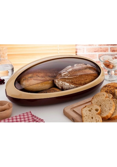 Oval Ekmek Saklama Kutusu Çok Renkli