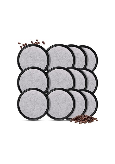 Metabagua Kahve Makineleri Için Uyumlu 12 Paket Kahve Makinesi Su Filtreleri, Yedek Kömür Su Filtreleri Wc9r9q Çok Renkli