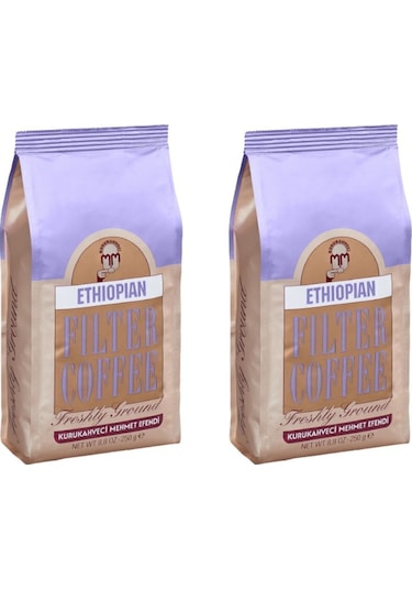 Mehmet Efendi Ethiopian Filtre Kahve 2 X 250 G Filtre