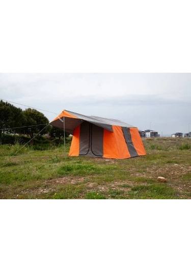 Doğa Kamp 2 Odalı Kamp Çadırı Turuncu Çok Renkli