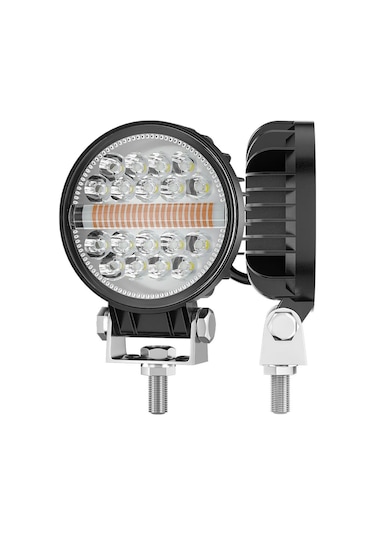 Off Road Drl Gündüz Led Yuvarlak Çalışma Lambası Traktör Tekne Tır Kamyon Atv Spot Sis Farı